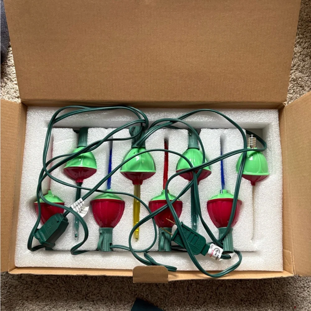 Vintage Style Bubble Christmas String Lights